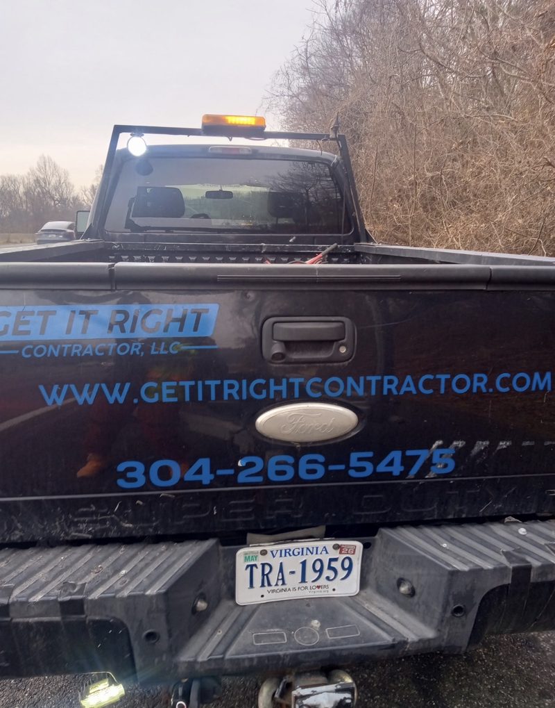 Get It Right Contractor truck